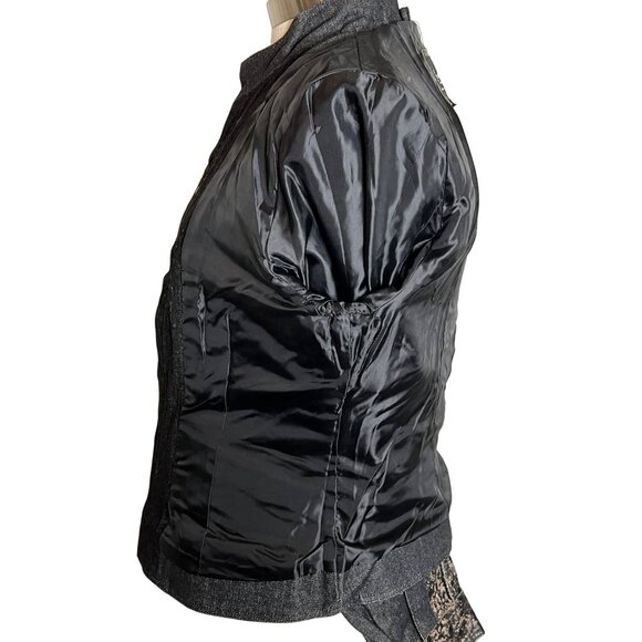 H & D Classic Leather Collection Women’s Large Motorcycle Jacket - Picture 12 of 16